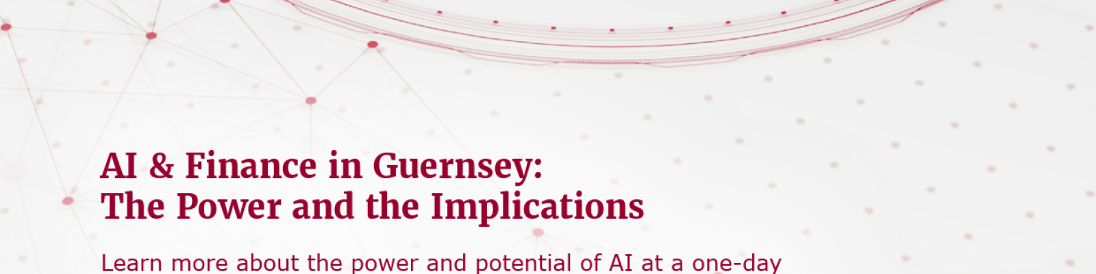 Poster for AI & Finance Conference