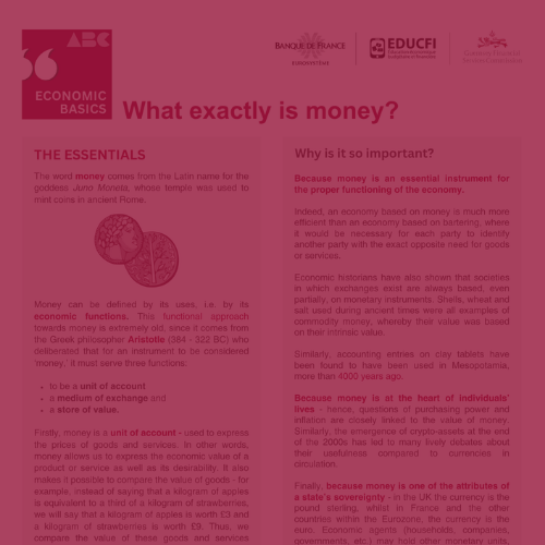 What exactly is money? - click here to read more